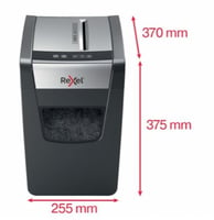 Rexel Momentum X312-SL Papiervernietiger, Cross Cut Snippers 5 x 42 mm, P3, max 12 Vellen