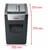 Rexel Momentum X312-SL Papiervernietiger, Cross Cut Snippers 5 x 42 mm, P3, max 12 Vellen