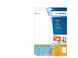 Etiket HERMA 8644 70x37mm premium wit 240 stuks