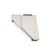 Lijsthoek 26mm golfk. Wit 3mm