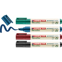 Permanent marker Edding 22 eco ass/pak 4