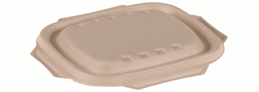 Suikerriet deksel voor BOWL-600ML/19,5X17X4CM-BRUIN en BOWL-900ML/19,5X17X5,5CM-BRUIN, kleur bruin artikel afbeelding