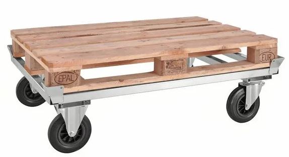 Palletonderwagen of een rijframe