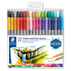 Viltstift Staedtler duo assorti/pk72