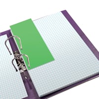 Scheidingsstrook Oxford Duo 240x105mm groen 60 stuks