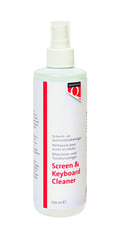 Reinigingsspray scherm/toetsenbord Quantore 250ml artikel afbeelding