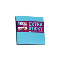 Notitieblok Stick'n SS 76x76mm blauw/pk6