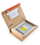 Colompac postpakketdozen 215x155x43mm. Kleur: Bruin. CP066.02