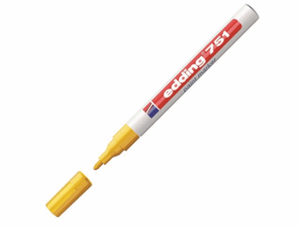 Lakmarker edding 751 1-2 mm geel/doos 10 artikel afbeelding