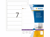 RUGETIKET HERMA 8620 192X38MM 70ST WIT artikel afbeelding