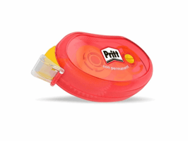 Pritt Compacte niet-permanente-lijmroller, 8,4 mm x 10 m (weergavevenster) (pak 8 stuks)