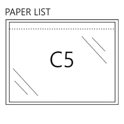 Paper-List paklijst envelop 228mm x 165mm C5
