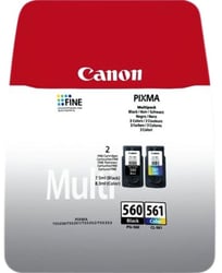 Inktcartridge Canon PG-560 CL-561 zwart + kleur artikel afbeelding