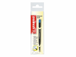 Balpenvulling STABILO standaard medium blauw blister à 1 stuk