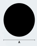 Massief rond Schuimprofiel