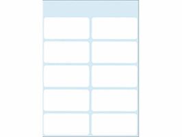 Etiket HERMA 3738 19x40mm wit 70 stuks