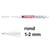 Lakmarker edding 751 1-2mm wit/pk10