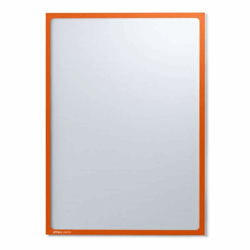 Magnetische infohoes A3, b x h = 312x435 mm frame oranje, VE = 10 stuks