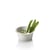 Suikerriet sausbakje 60ml/60mm Ø, kleur wit, sluitbaar