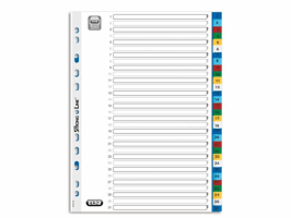 Tabblad ELBA A4 11R PP 1-31 kleur/set 31