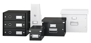 Ladenkast Leitz WOW Click & Store 3 laden wit