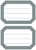 Etiket HERMA 5719 82x55mm schrift grijze rand 12 stuks