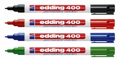 Edding Permanent marker 400 0,75 - 1 mm, blauw