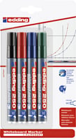 Viltstift Edding 250 whiteboard rond 1.5-3mm blister à 4 kleuren