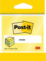 Memoblok 3M Post-it 2012L 51x51mm kubus ass kleur