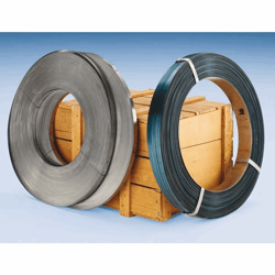 Omsnoeringsband van staal schijfwikkeling 16 mm breed, VE = 2 rollen
