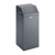 Afvalbak voor kringloopmateriaal inhoud 76 l, b x h x d = 380x890x380 mm antiek-zilver