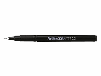FINELINER ARTLINE 220 ROND 0.2MM BLAUW artikel afbeelding