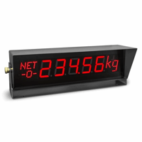 Industriële LED-display voor weegschalen h x b x d = 220x823x210 mm zwart