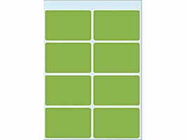 Etiket HERMA 3695 26x40mm groen 40 stuks