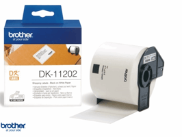 Etiket Brother DK-11202 62x100mm verzendlabel 300stuks