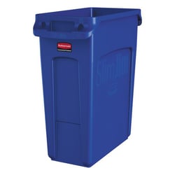 Afvalbak voor kringloopmateriaal SLIM JIM® inhoud 60 l, b x h x d = 279x635x558 mm blauw, vanaf 3 stuks