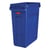 Afvalbak voor kringloopmateriaal SLIM JIM® inhoud 60 l, b x h x d = 279x635x558 mm blauw, vanaf 3 stuks