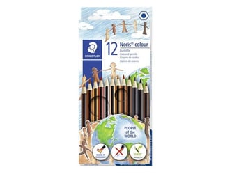 Staedtler Kleurpotlood Noris Club People Of The World (blister 12 stuks)