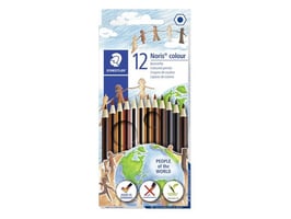 Staedtler Kleurpotlood Noris Club People Of The World (blister 12 stuks)