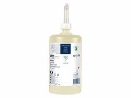 Handzeep Tork S1 vloeibaar mild en ongeparfumeerd 1000ml 420701