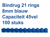 BINDRUG GBC 8MM 21RINGS A4 BLAUW artikel afbeelding