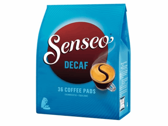 Koffiepads Douwe Egberts Senseo decafe 36 stuks artikel afbeelding