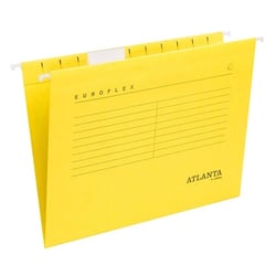 Hangmap vert. Euroflex A4 geel/ds25