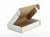 Postpack Fefco 0427 305x215x60mm, kleur wit/bruin, dikte B-Golf 3mm. artikel afbeelding