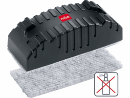 Whiteboardwisser Nobo magnetisch zwart