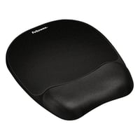 Muismat m polssteun foam Fellowes zwart