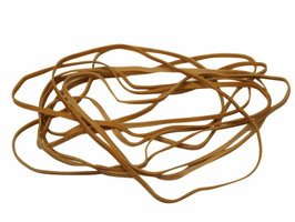 Elastiek Standard Rubber Bands 24 150x1.5mm 50gr 85 stuks bruin