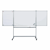 Inklapbaar bord, verrijdbaar van plaatstaal met kunststofcoating bord b x h = 1500x1000 mm