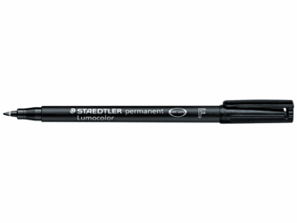 Lumocolor Permanent marker OHP/CD/DVD Lc318, fijn, zwart (pak 10 stuks) artikel afbeelding