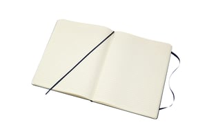 Notitieboek Moleskine XL 190x250mm lijn sapphire blue